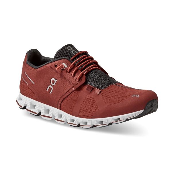 On Ruby and White Cloud 2.0 Womens Athletic Shoes 19.99193