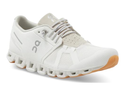 On White/Sand Cloud Womens Running Shoes 19.99521