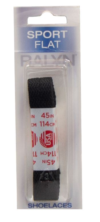 Justin 45 Inch Sport-Flat Black Laces 19524
