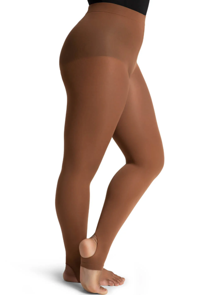Capezio Adult Self Knit Waist Stirrup Tights 1961