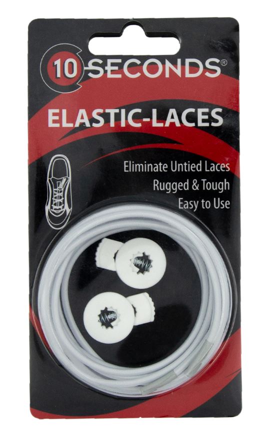 Justin 36 inch White Elastic Laces 19744