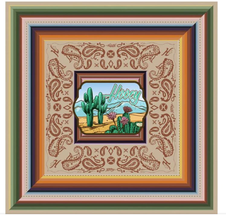 Hooey Multi-Color/Paisley/Serape Cactus Wild Rag 20-SONORA-1