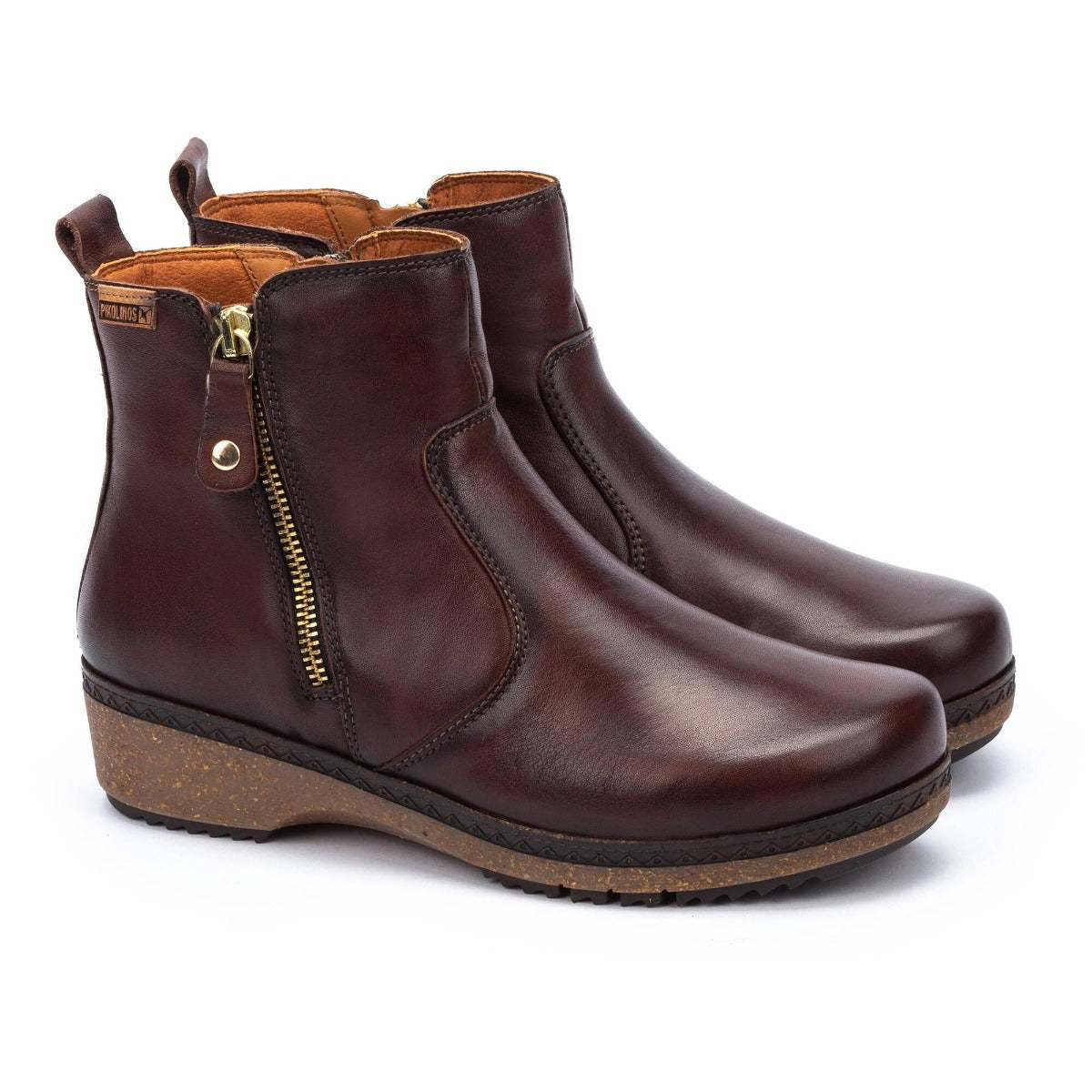 Pikolinos Caoba Granada Women's Ankle Boots With Side Zip WOW-8988