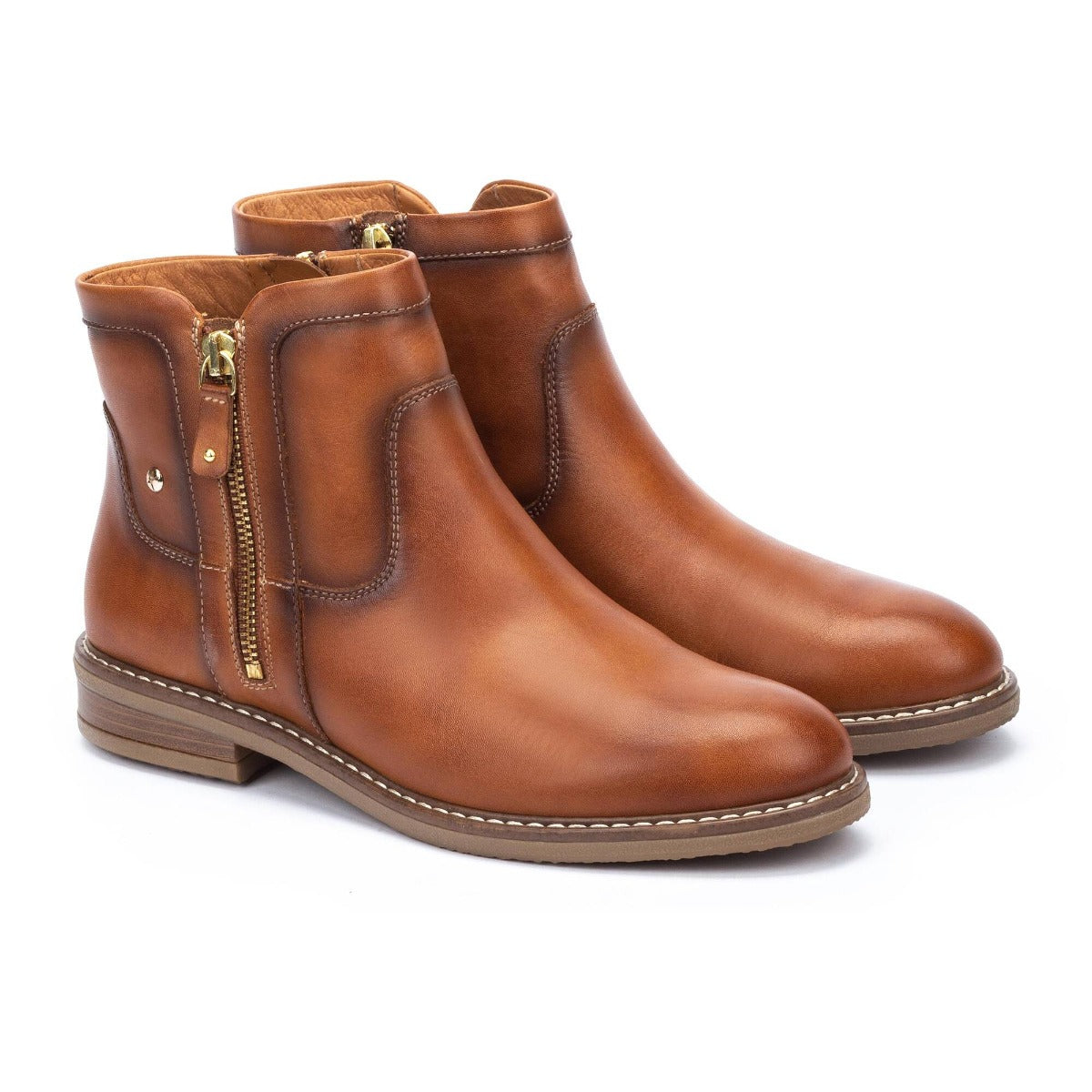 Pikolinos Brandy Aldaya Women's Short Ankle Boots with Side Zip W8J-8747