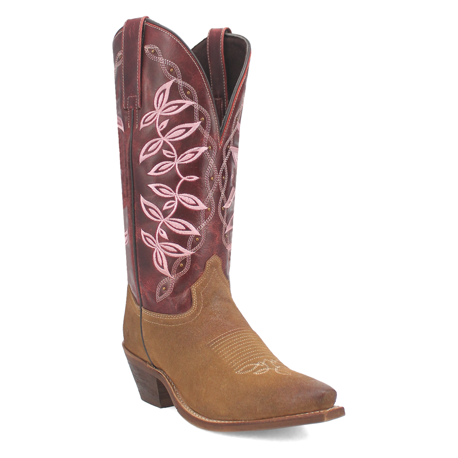 Laredo Honey/Red Kama Women's Leather Boots 20005