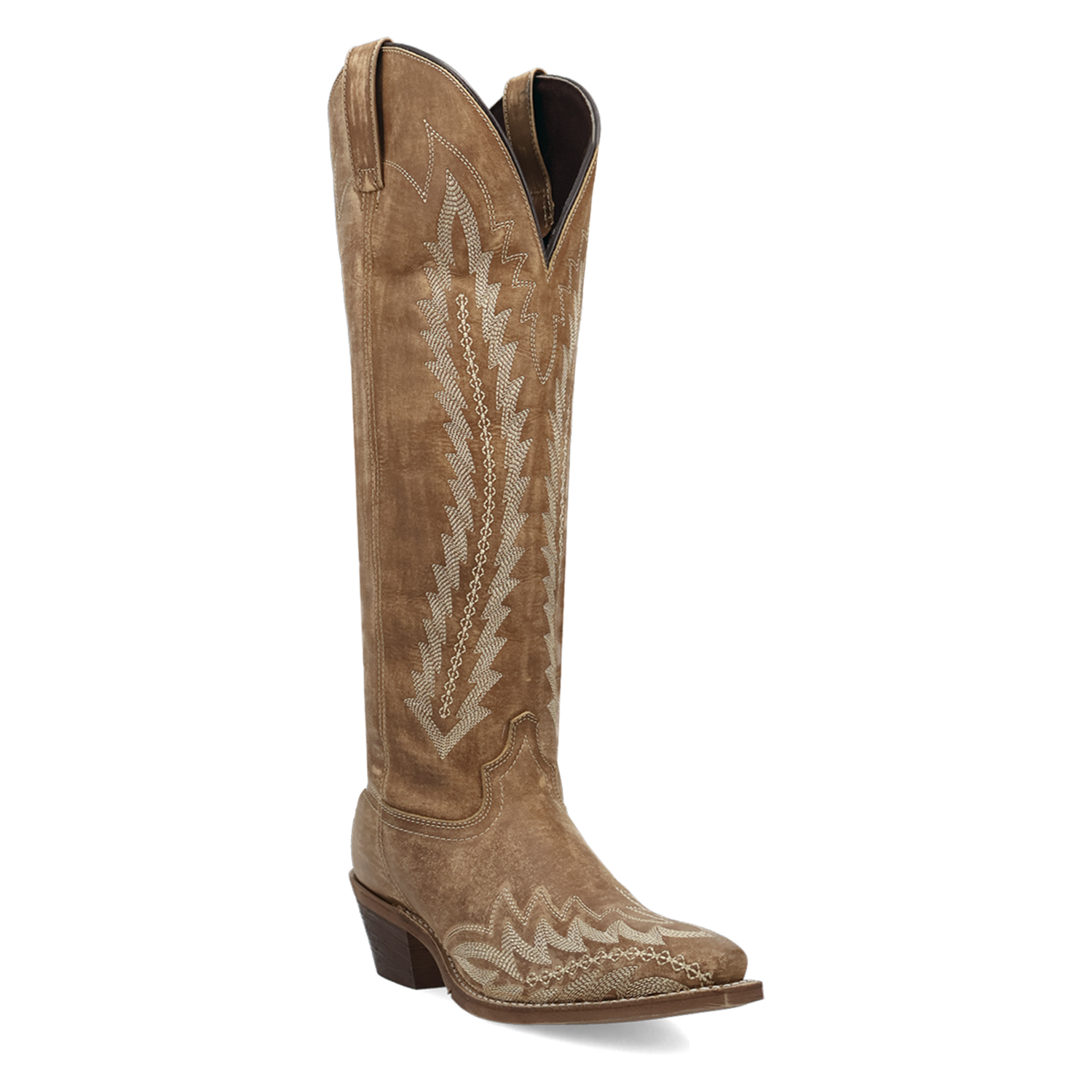 Laredo Honey/Honey Roxelle Wide Calf Women's 17 inch Leather Boots 20055WC