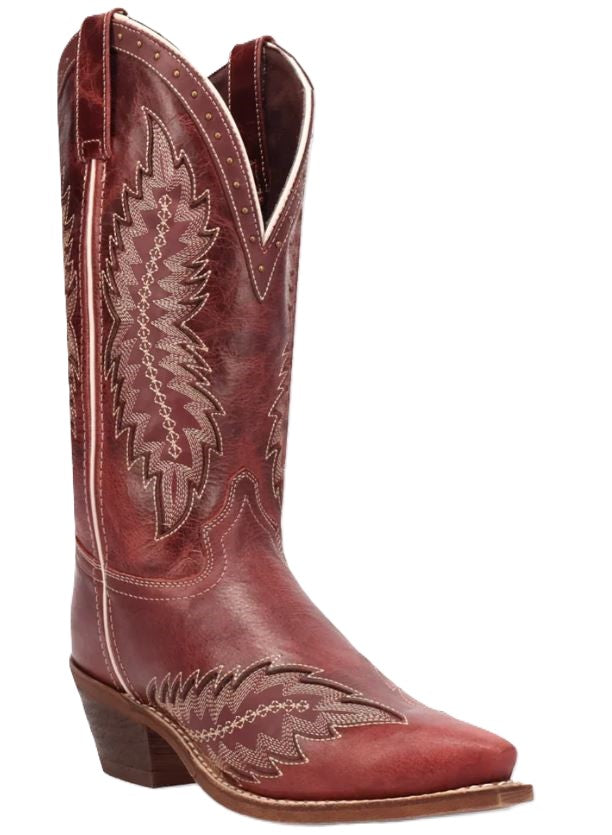 Laredo Red Leather Coyote Creek Women's Western Boots 20058