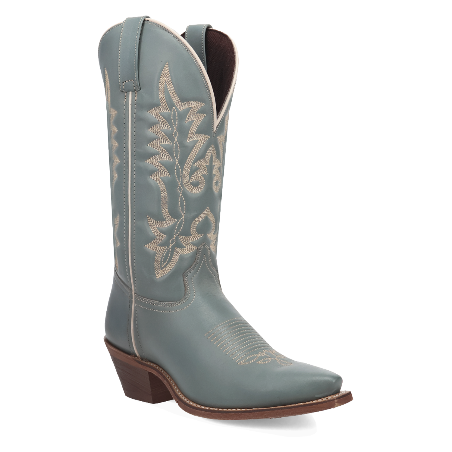 Laredo Sky Blue Carly Women's 12 inch Snip Toe Western Boots 20069