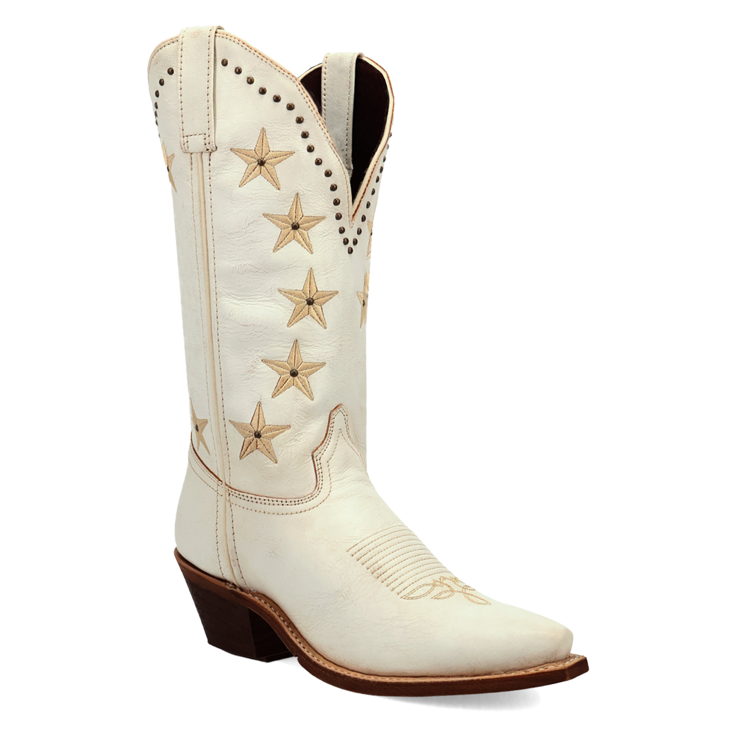 Laredo White Serenade Women's 12 inch Leather Boots 20091