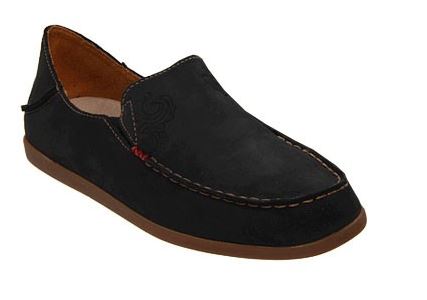 Olukai Black Nohea Nubuck Womens Shoes 20174-4034