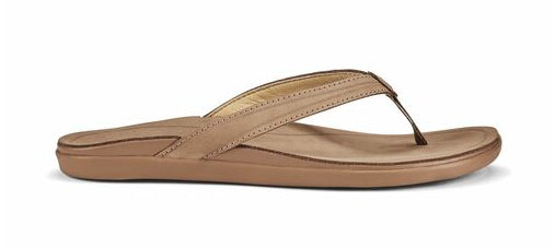 Olukai Tan Leather Aukai Women's Sandals 20442-3434