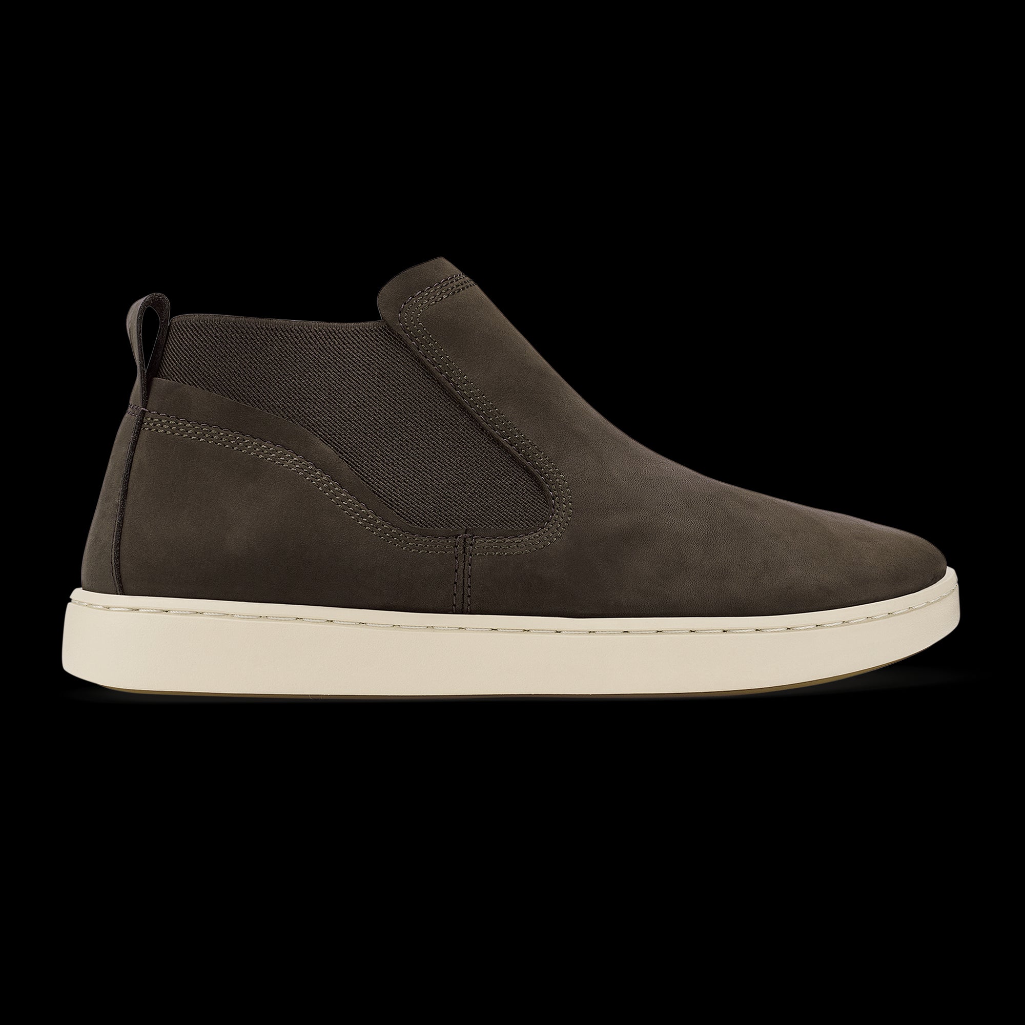 Olukai Dark Java Pehuea Mid Women's Chelsea Booties 20546-4848