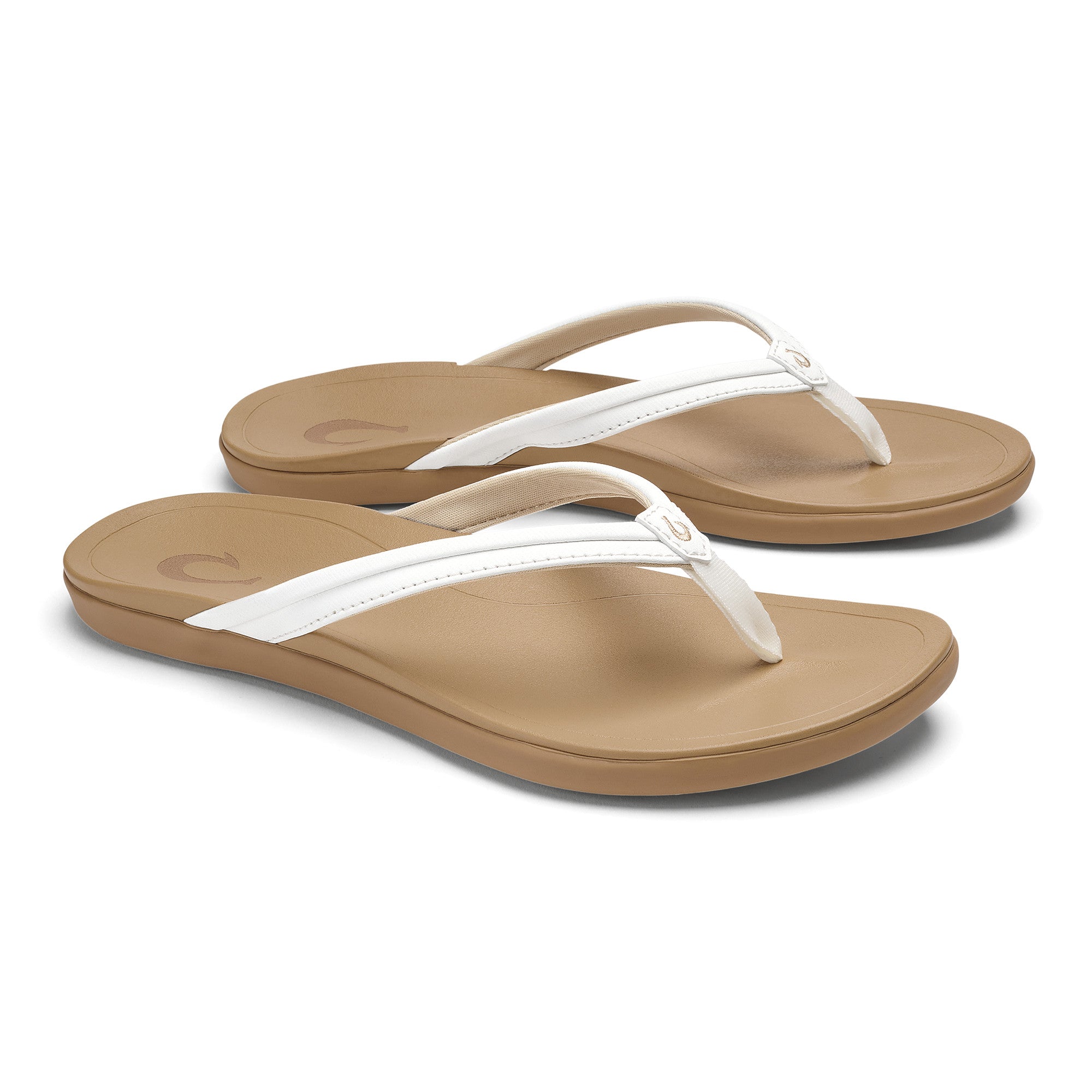 Olukai Bright White/Warm Sand Ho'opio Malua 20560-WBWV