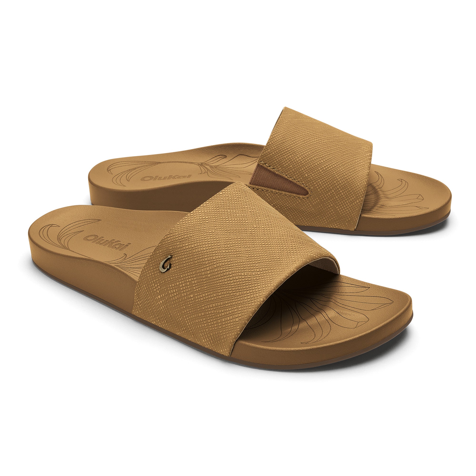 Olukai Sahara/Crosshatch Kipe'a Pono Women's Slide Sandals 20565-FMYT