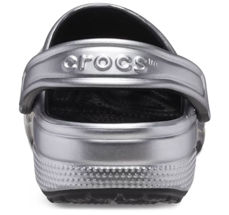 Crocs Silver Metallic Classic Metallic Women display picture 1