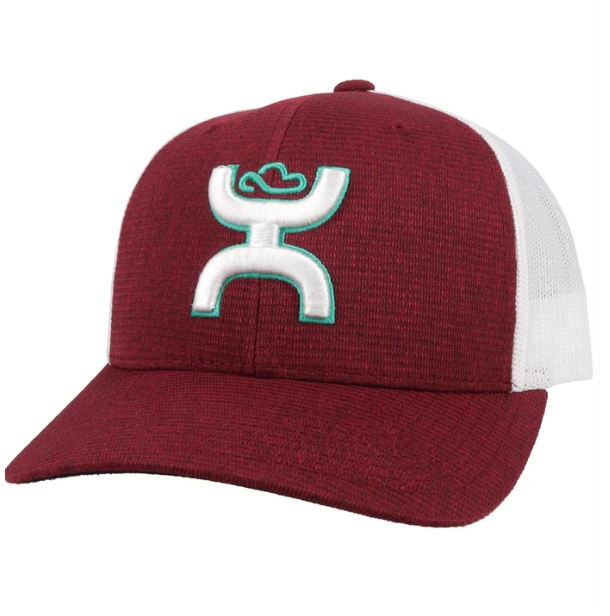 HOOEY MAROON/WHITE STERLING CAP 2106T-MAWH