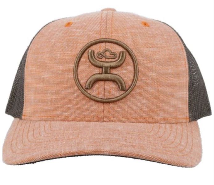 Hooey Orange and Brown O- Classic Mens Trucker Cap 2109T-ORBR