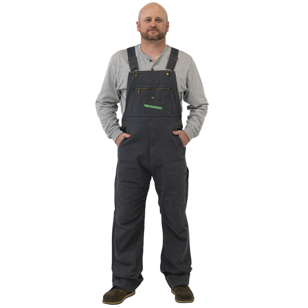 KEY Slate Flex Duck Men's Relaxed Fit Bib Overalls 211.061