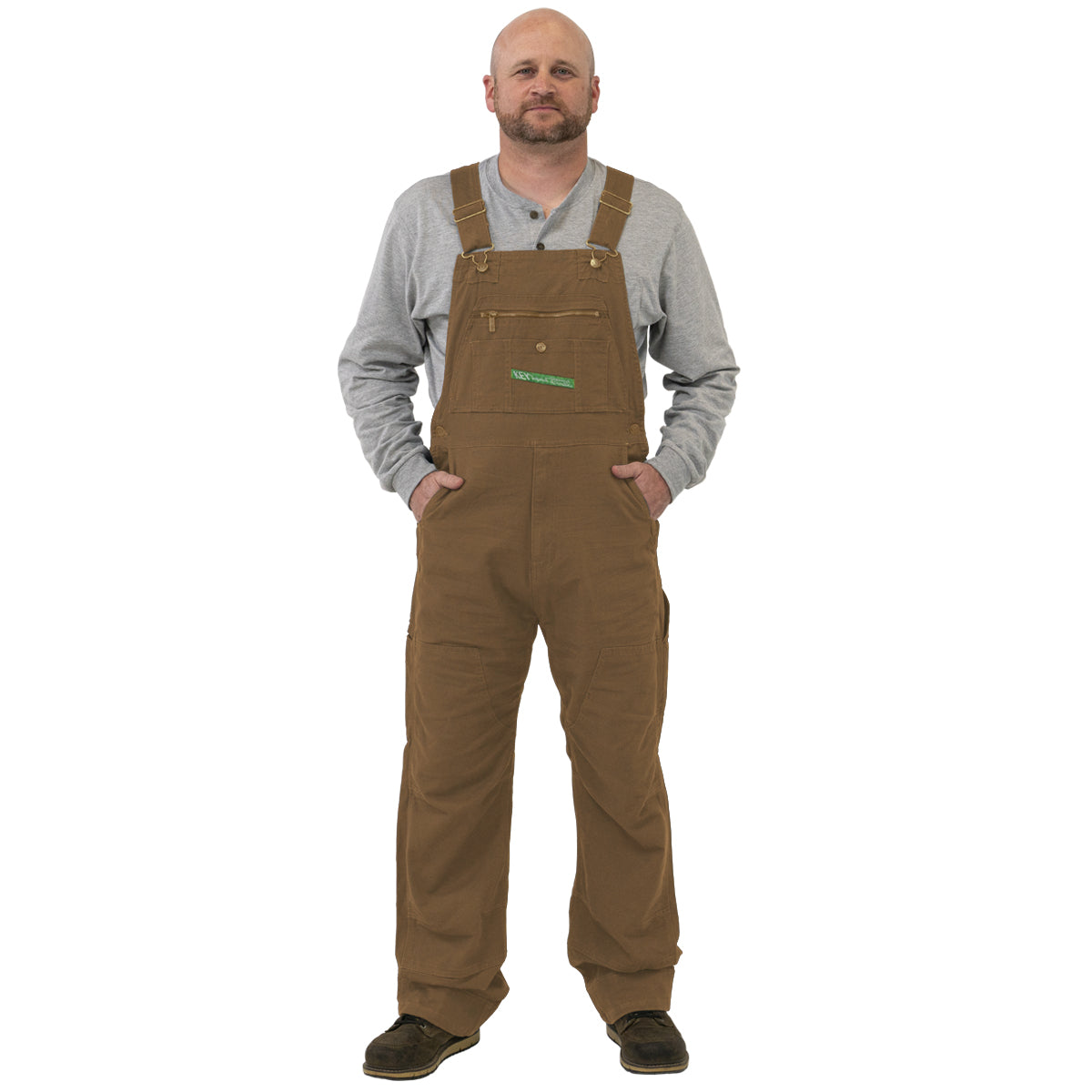 KEY Saddle Flex Duck Men's Relaxed Fit Bib Overalls 211.28