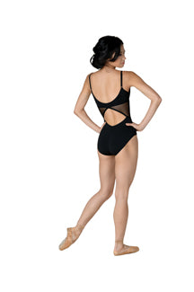 Danznmotion Girls Camisole Leotard With Side Mesh Inserts 21100C