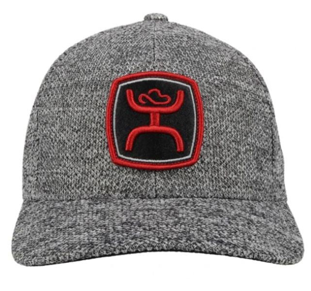 Hooey Grey Zenith Flexfit Mens Cap Size S/M 2124GY-01