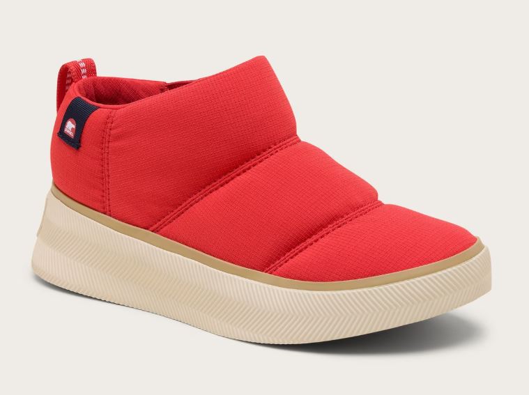 Sorel Bright Red, Honey White Out N About IV Mini Puffy Women's Boots 2138381