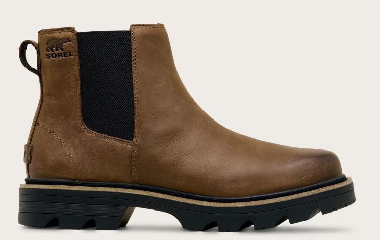 Sorel Tobacco, Black Revel RD Women's Waterproof Chelsea Boots 2144881