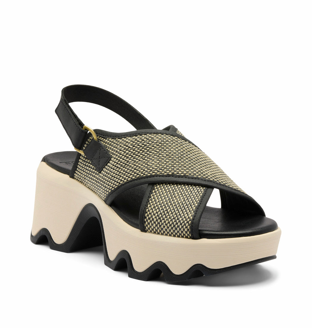 Sorel Black Kinetic Aura Women's Slingback Sandals 23164631011