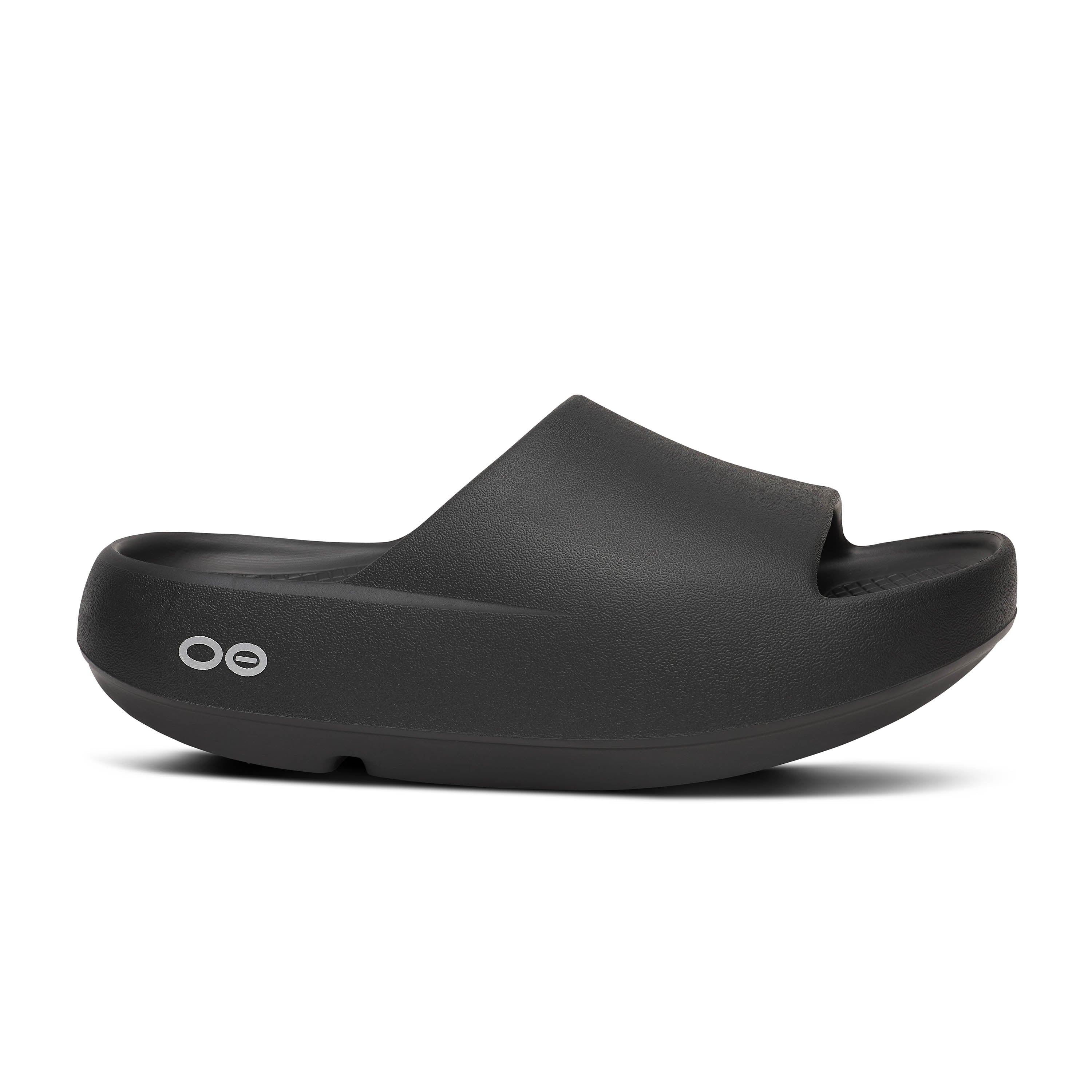 Oofos Black OOahh Plus Men's Slides 2200-BLACK-MEN