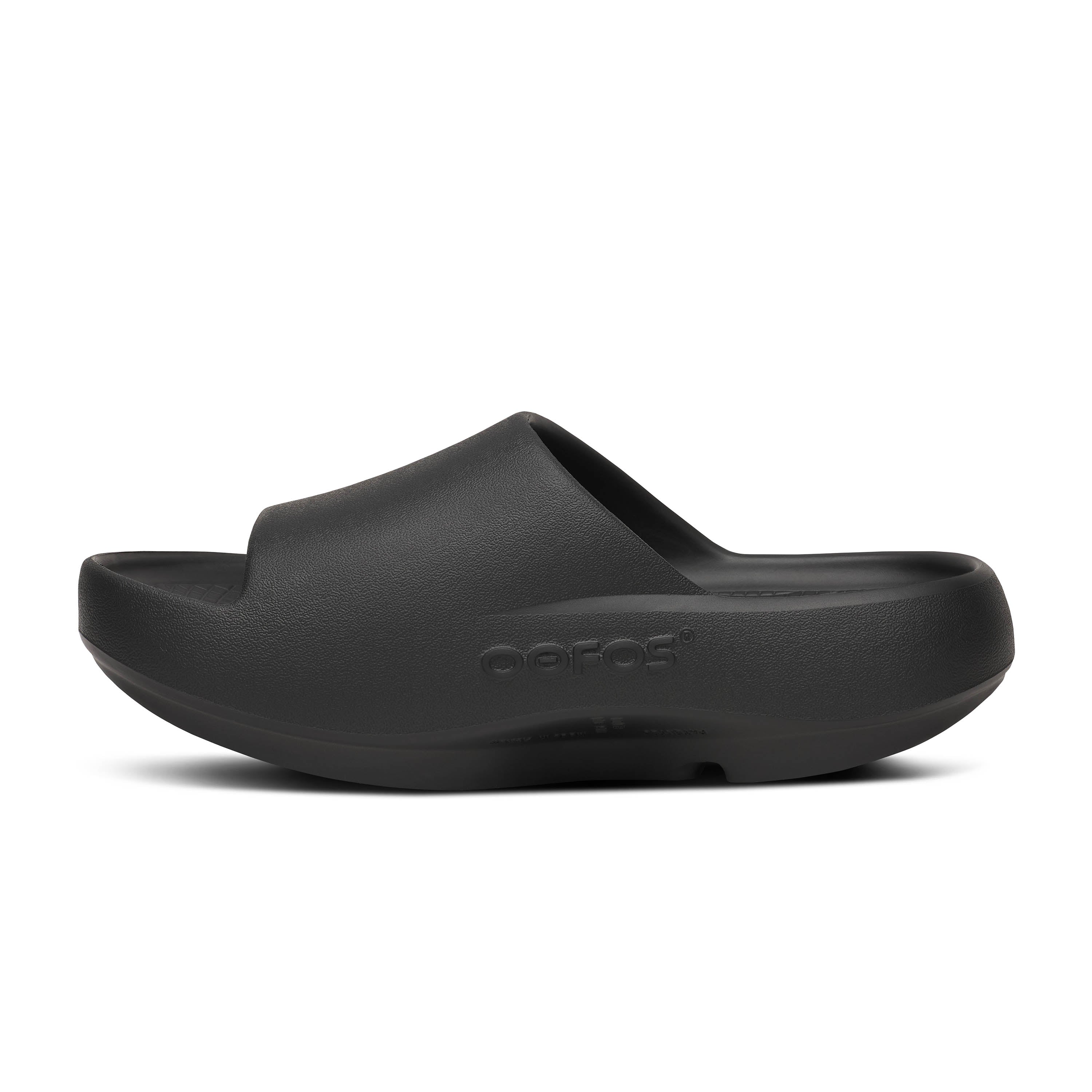Oofos Black OOahh Plus Women's Slide Shoes 2200-BLACK