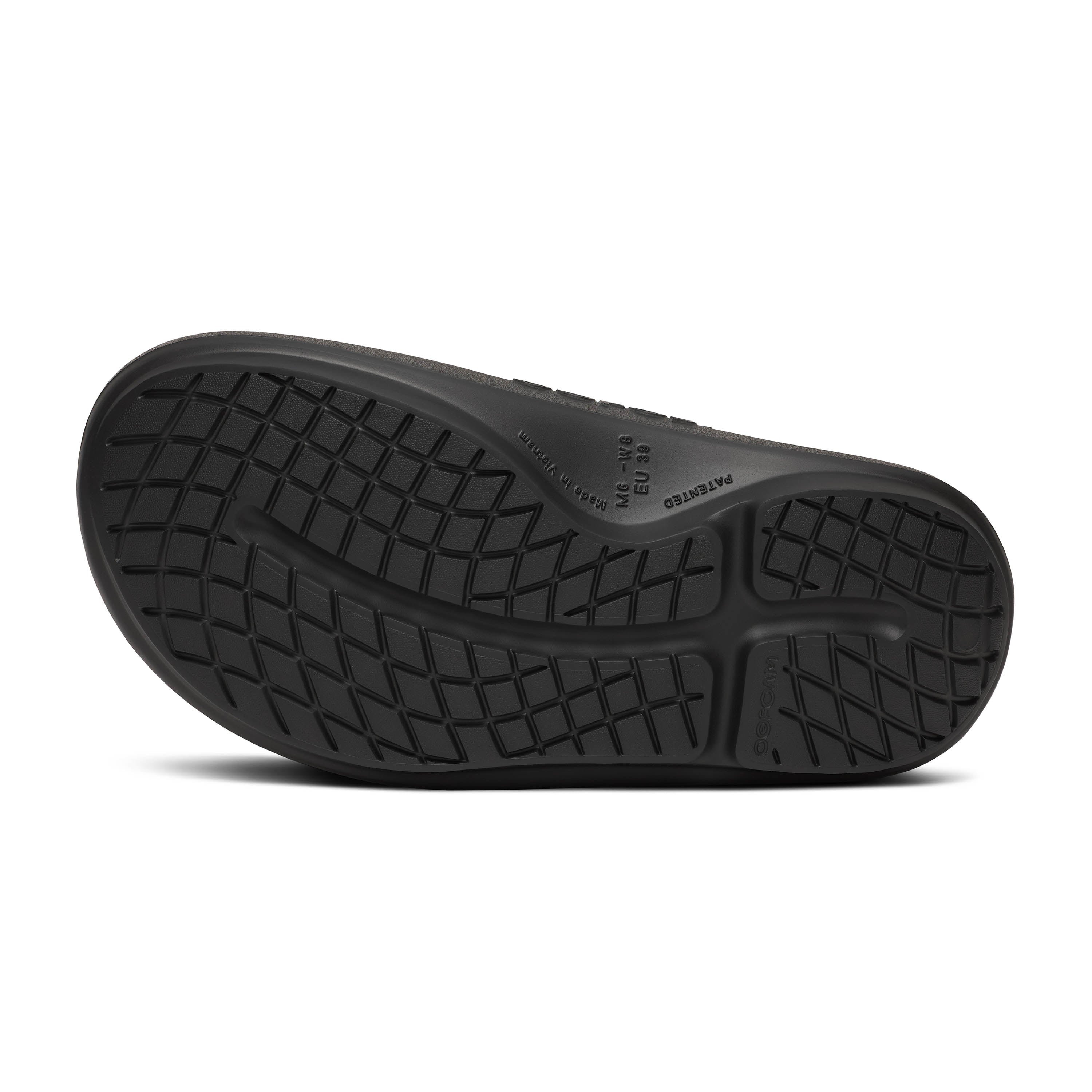 Oofos Black OOahh Plus Women's Slide Shoes 2200-BLACK