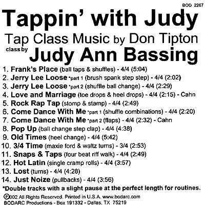 BOD2267 Tappin' with Judy - Music for Tap Class
