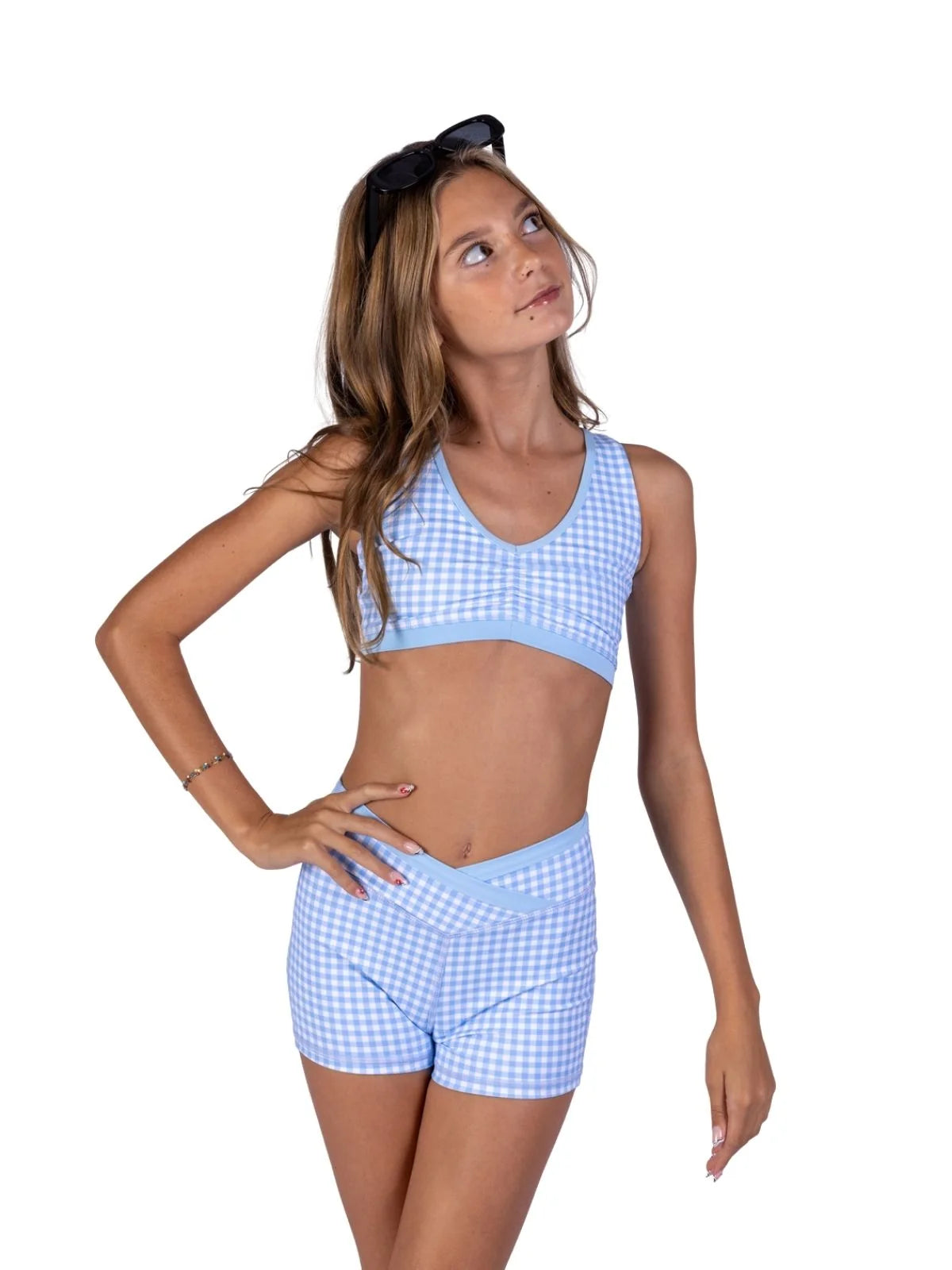 XODANCE Gingham V Shorts 26052
