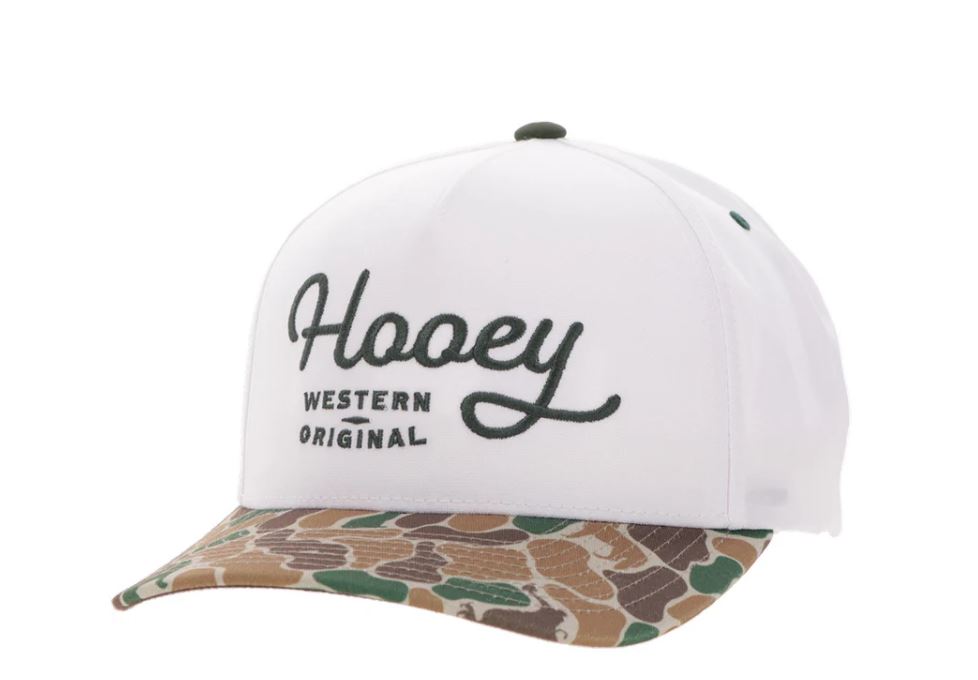 Hooey White/Camo 'OG' Hat 256OT-WHCA