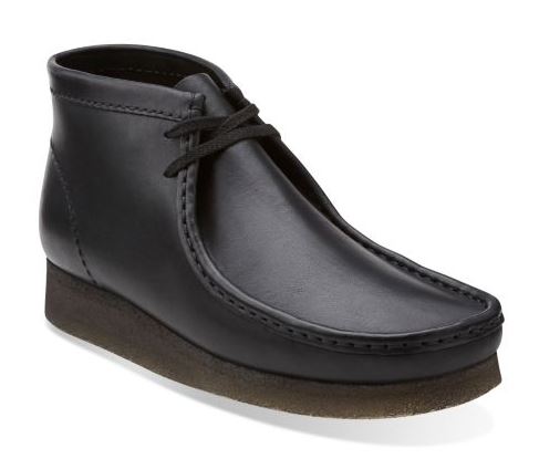 Clarks Originals Wallabee Cup Lo Mules Black Suede Warmlined