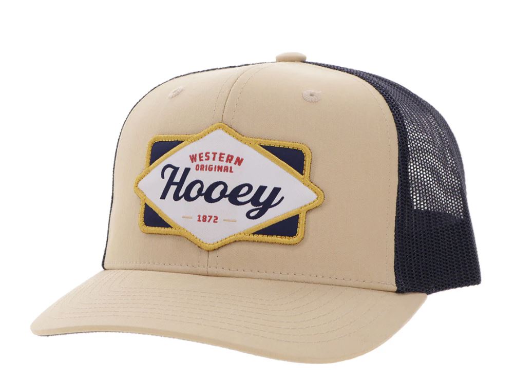 Hooey Tan/Navy 'Diamond' Hat 2622T-TNNV