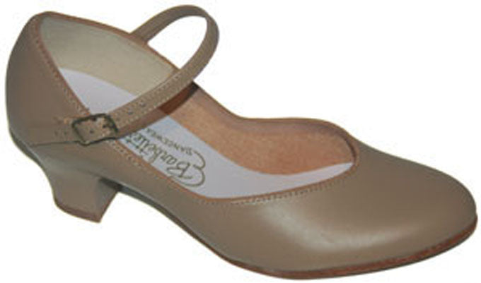2656A Tan 1 1/2 Junior Heel Character/ Tap Shoes Sizes 3.5-11 N, M<BR>