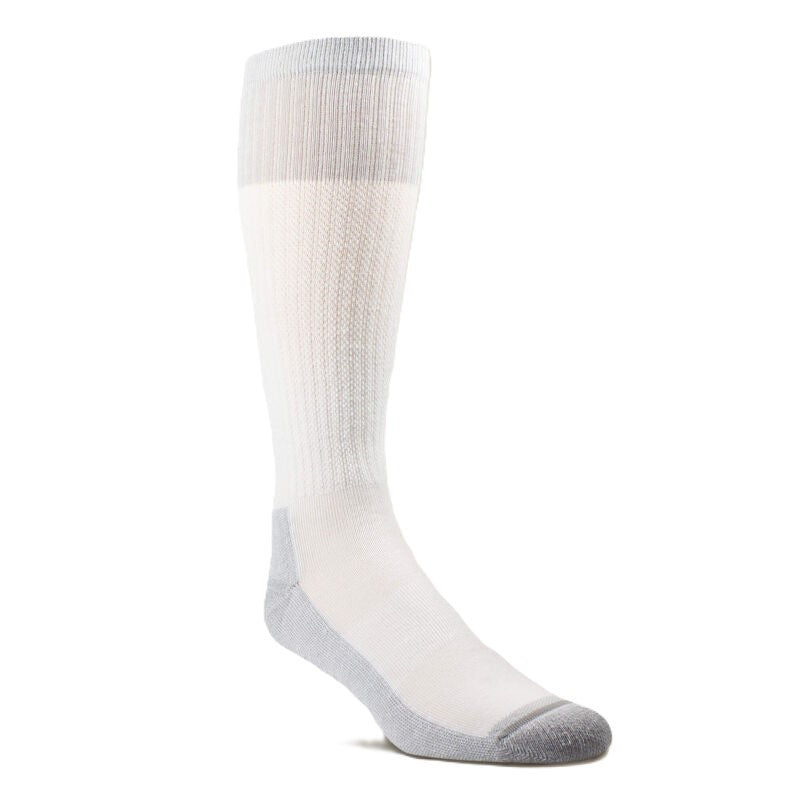 Ariat White VentTEK Over the Calf Women's Western Boot Socks (2 Pair Pack) 2728-100