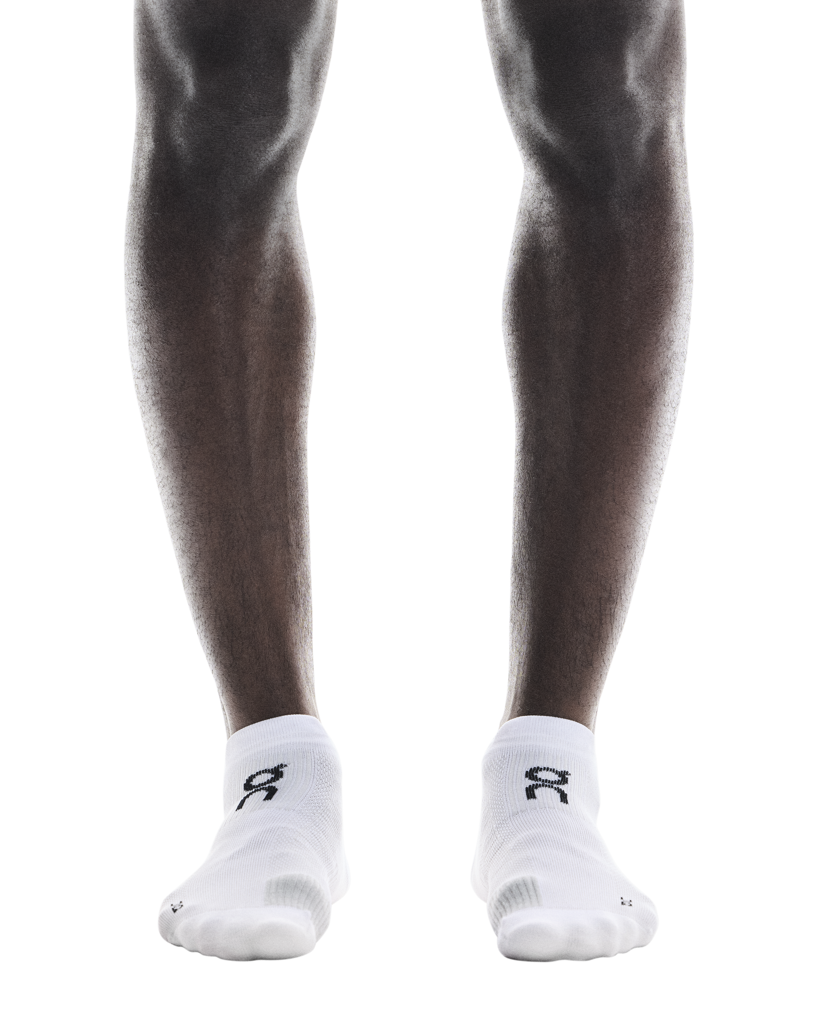 On White/Glacier Performance Run Socks Low 2UF10060813