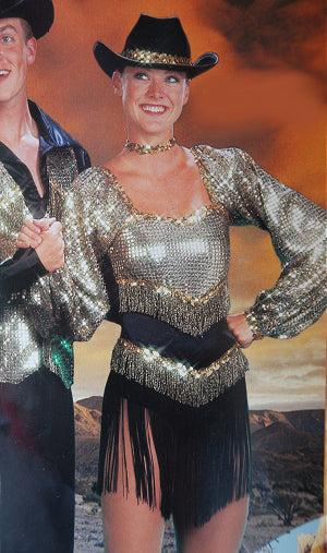 3009G WILD,WILD WEST Dance Recital Costumes CH