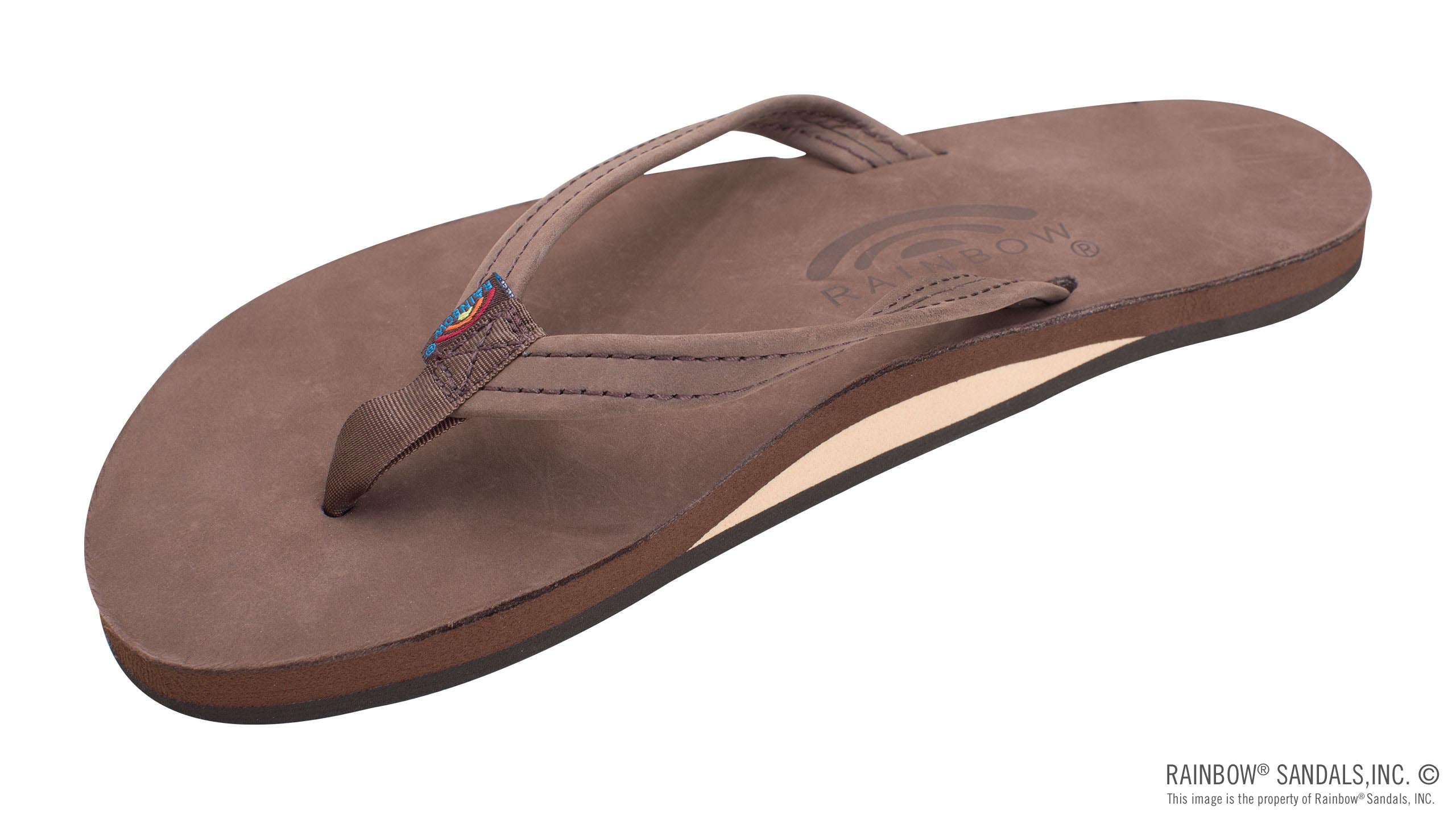 Rainbow eXpresso Premier Leather Single Layer with Arch Women's Sandals with 1/2 inch Narrow Leather Strap 301ALTSN-EXPR-L