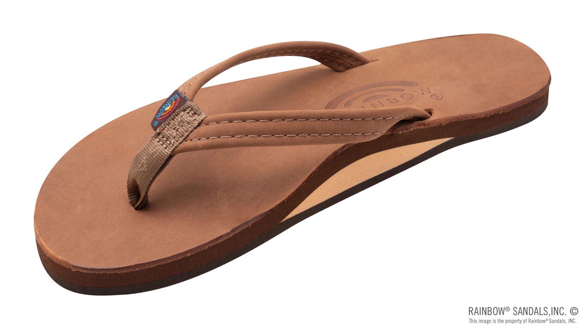 Rainbow Redwood Premier Leather Single Layer Women's Sandals with Narrow Strap  301ALTSN-RWDW