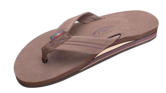 Rainbow eXpresso Double Layer Premier Leather 1 Inch Strap Men's Sandals with Arch Support  302ALTSO-EXPR-M