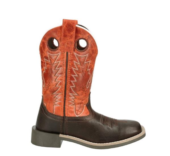 Smoky Mountain Chocolate/Burnt Orange Dusty Youth Boots (Sizes 3.5-7) 3417Y