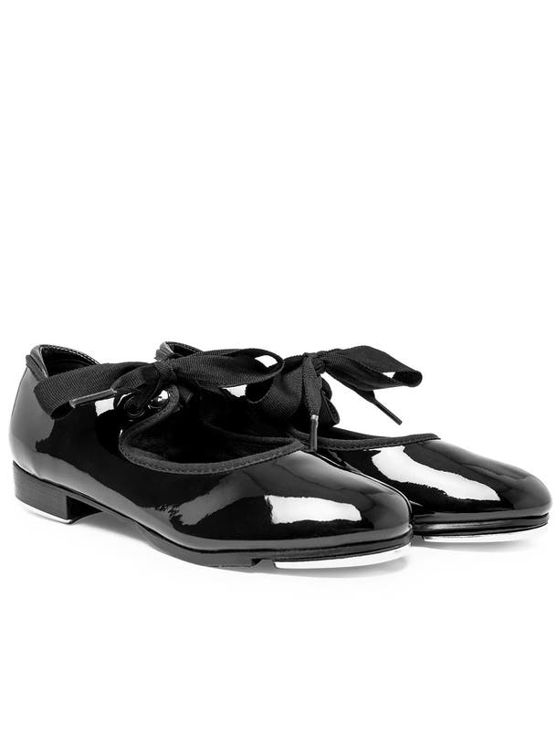 Capezio Black Patent Shuffle Tap Shoe- Child 356C-BPAT