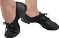 358 Black or Tan Split Sole Canvas/Leather Adult Jazz Shoes