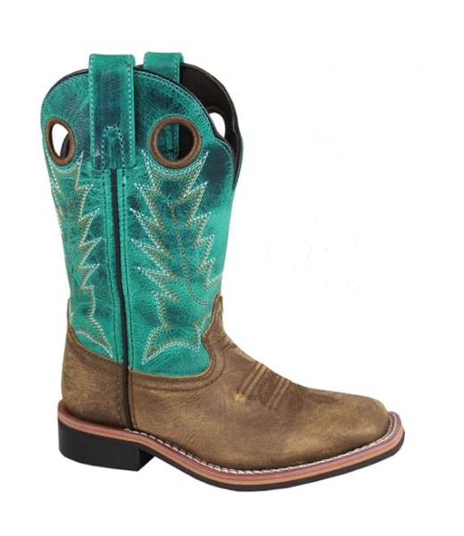 Smoky Mountain Children's Navy blue & brown 'JESSE' COWBOY BOOTS in 8 Smoky Mountain Children's Navy blue & brown 'JESSE' COWBOY BOOTS in 8