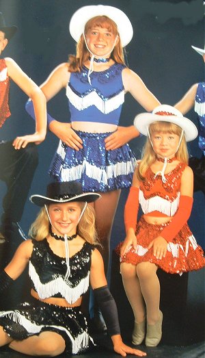 3930G  Range Riders DANCE RECITAL COSTUME