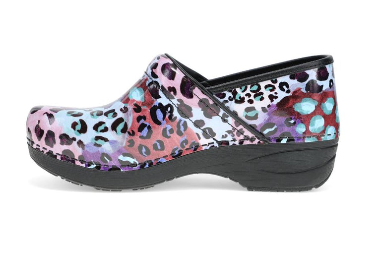 Dansko Purple Leopard Patent XP 2.0 Women's Clog Shoes 3950-590202