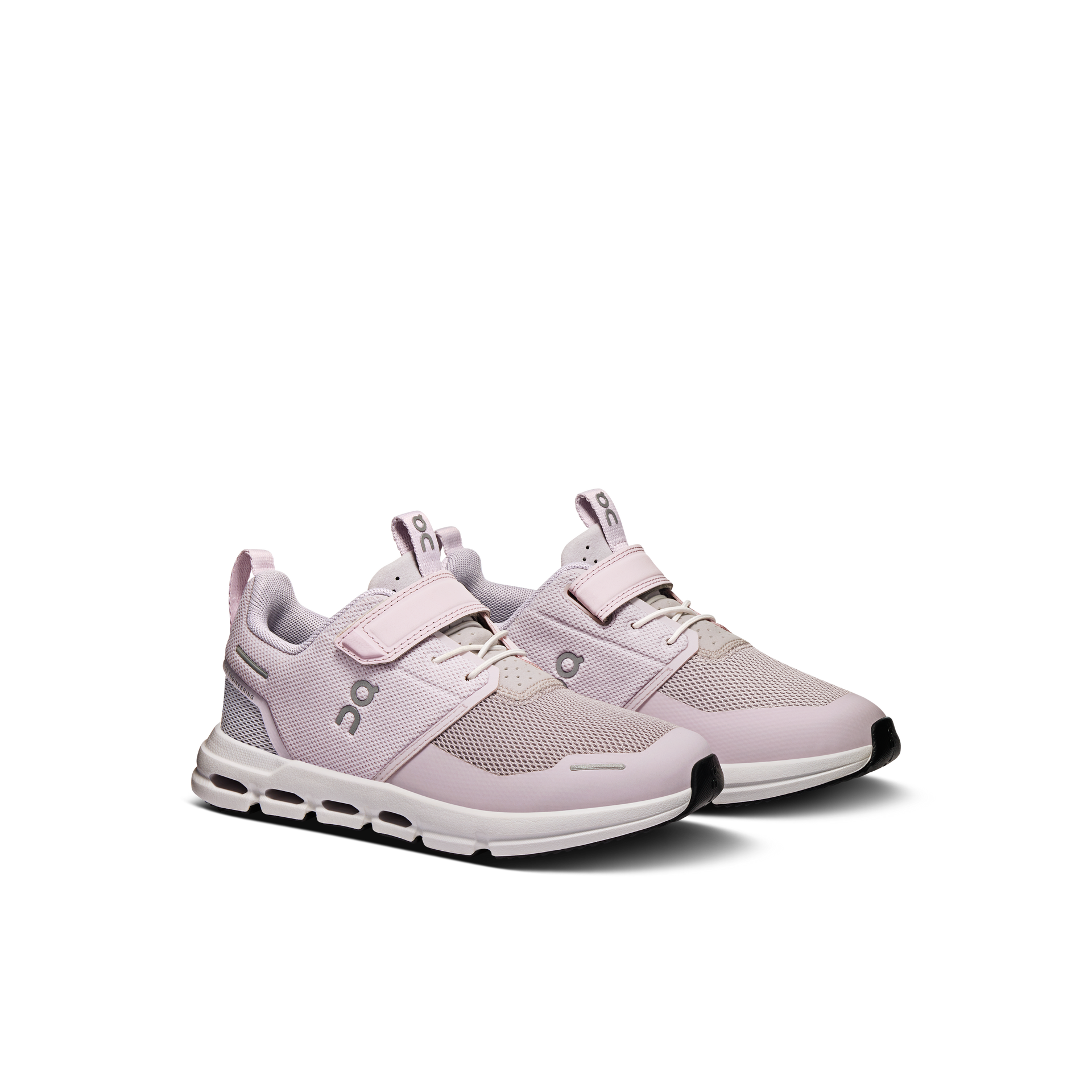 On Orchid/White Cloudplay Kids Sneakers (ages 4-8 years old